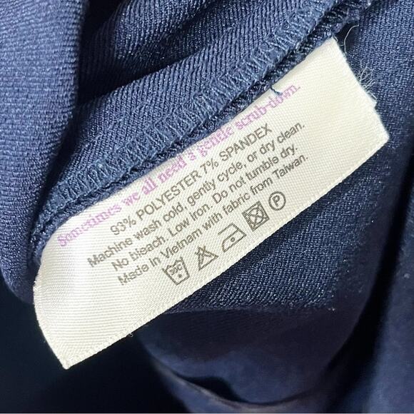 MM Lafleur The Emily Dress Recycled WonderTex Midnight Conservative Quiet Luxury - Picture 12 of 12